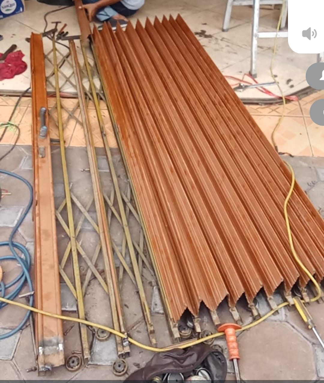 service folding gate jogja Pembuatan folding gate jogja
